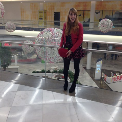 Topshop heart print playsuit outfit