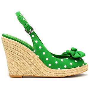 zara polka dot wedge