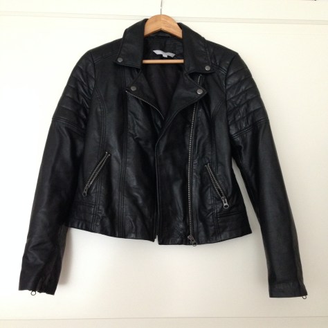 debenhams red hering leather jacket