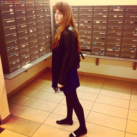 zara woman dress  and moschino kartel bow wow shoes