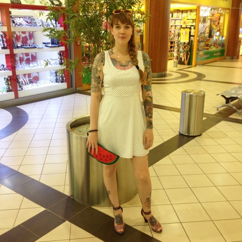 polka dots and watermelon