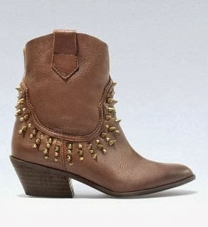 zara studded-cowboy-ankle-boots