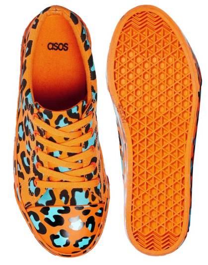 asos deadline flatform trainers