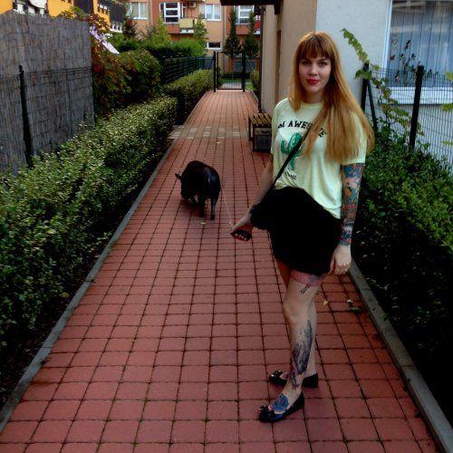 zara tee cactus I'm awesome hug me