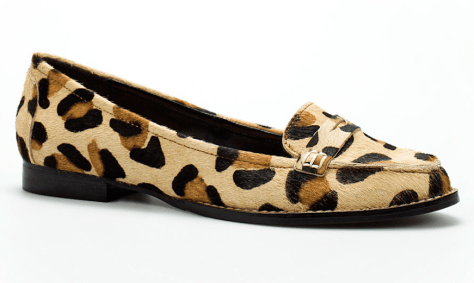 zara leopard print moccasins