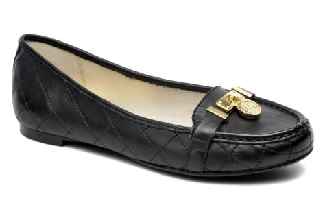 michael kors hamilton moc loafers black