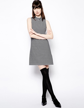 pop boutique sleeveless swing dress