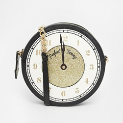 aldo novelty clock bag