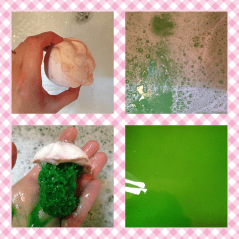 Father Christmas lush bath bomb