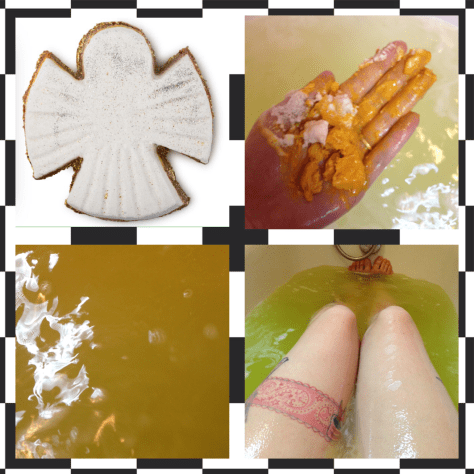 snow angel lush bath bomb
