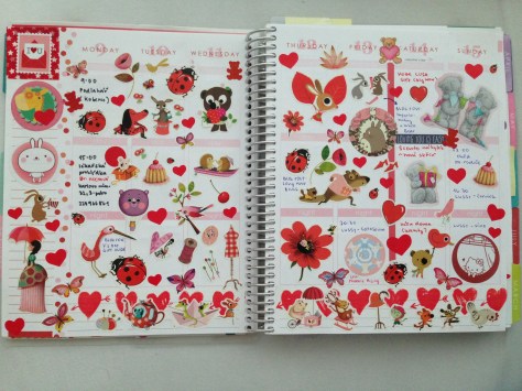 erin condren life planner valentines day week
