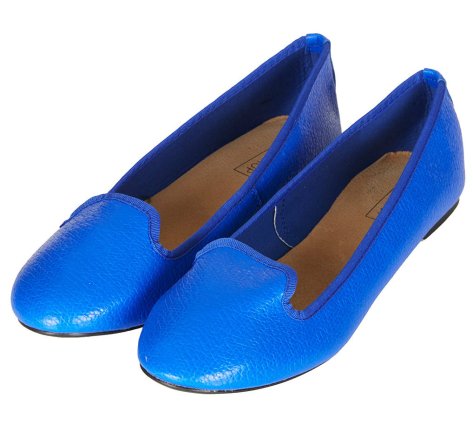 topshop-blue-marian-tumbled-slippers flat shoes
