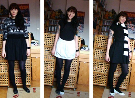 black and white 3 ways to wear shoes