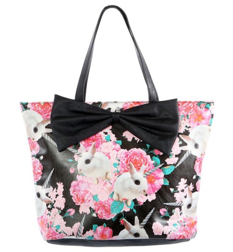 iron fist bunny tote bag